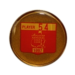 1997 Masters Tournament Contestant Badge #54 - Steve Jones Collection