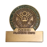 2000 US Open at Pebble Beach Contestant Wife Badge - Steve Jones Collection