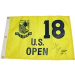 1996 US Open at Oakland Hills Flag Signed by Winner - Steve Jones Collection JSA ALOA