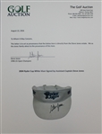 2004 Ryder Cup White Visor Signed by Assistant Captain - Steve Jones Collection JSA ALOA