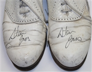 Steve Jones Signed Pair of Tournament Used Golf Shoes - Steve Jones Collection JSA ALOA