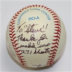 Sparky Anderson (BB HoFer) & Steve Jones Signed Baseball with Golf Inscription - Steve Jones Collection JSA ALOA