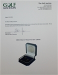 2006 US Open at Winged Foot Players Gift From U.S.G.A.- Cufflinks - Steve Jones Collection - Original Box