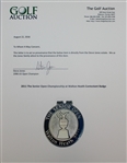 2011 The Senior Open Championship at Walton Heath Contestant Badge - Steve Jones Collection