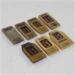 Lot of 7 Steve Jones PGA Tour Money Clips 1997-1999, 2001-2003, & 2005 - Steve Jones Collection