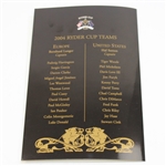 2004 Ryder Cup Team Package Issued to Steve Jones W/Pocket Crest, Badges Etc. - Steve Jones Collection