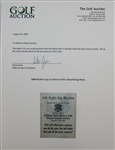 2004 Ryder Cup at Oakland Hills Advertising Broadside Piece - Steve Jones Collection