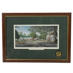 The Village of Pinehurst 1995 Centennial Framed Print with Medal - Steve Jones Collection