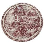 Custom Made Vernon Kilns Plate for Mr. Robert Tyre Jones, Sr.(Bobbys Namesake) - John Roth Collection