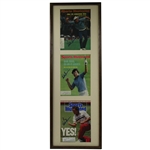Three Hale Irwin Signed Sports Illustrated Magazines - 1974, 1979, 1990 - Framed JSA ALOA