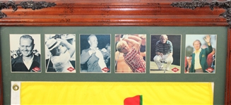 Jack Nicklaus Signed Undated Classic Masters Yellow Flag - Framed JSA ALOA