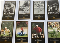 Lot of 34 Signed GSV Cards Including Nicklaus, Palmer, Seve, and others JSA ALOA