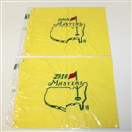Lot of 10 Masters Embroidered Flags - 2004-2008 & 2010-2014