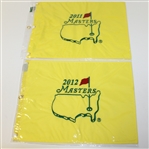 Lot of 10 Masters Embroidered Flags - 2004-2008 & 2010-2014