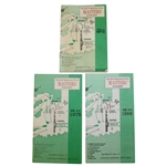 Lot of 3 Masters Tournament Spec Guides - 1972, 1975, & 1986 - Nicklaus Wins