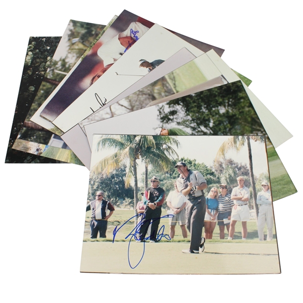 Lot of 10 Signed 11x14 Photos by Hall of Famers JSA ALOA