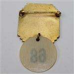 1934 ICGA Intercollegiate Golf Championship Contestant Badge - Charlie Yates Winner