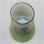 Small Golf Themed Vase - Golfers Seeking Tee Shot