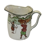 Royal Doulton Golf Themed Large Pitcher - "He that always complains is never pitied"