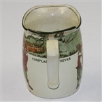 Royal Doulton Golf Themed Large Pitcher - He that always complains is never pitied