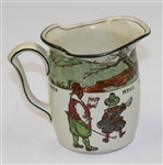 Royal Doulton Golf Themed Large Pitcher - He that always complains is never pitied