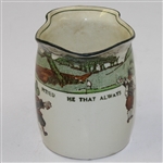Royal Doulton Golf Themed Large Pitcher - He that always complains is never pitied