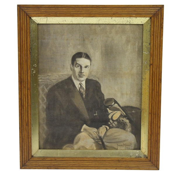 Margaret Brownes 1928 Portrait of Bobby Jones by Louise Merrill - 1928