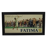 Vintage Fatima Cigarettes Golf Advertising Display Sign