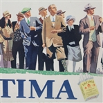 Vintage Fatima Cigarettes Golf Advertising Display Sign