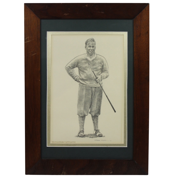 Bobby Jones Portrait by Robert Riger for Sports Illustrated The Five Immortals