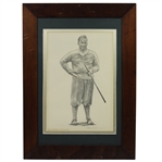 Bobby Jones Portrait by Robert Riger for Sports Illustrated The Five Immortals