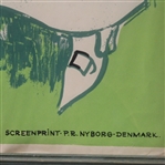 Classic 1968 Denmark Hotel Hesselet & Sct. Knuds Golfklub Screenprint - Large