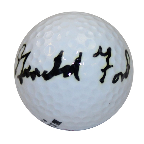 President Gerald Ford Signed Golf Ball JSA ALOA