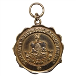 1906 Vermont State Golf Association Championship Medal Won by Merrill K. Waters