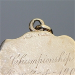 1906 Vermont State Golf Association Championship Medal Won by Merrill K. Waters