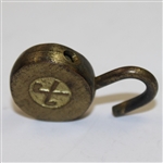 Classic Crossed Clubs Lock with Two Keys on Chain