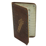 1901 Unique Leather Golf Score Counter for Two Golfers
