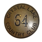 Crystal Lake Country Club Badge #64