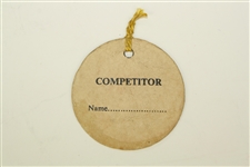 1959 'News of the World' British PGA Match Play Championship Competitor Badge - Royal Birkdale