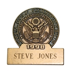 1998 US Open at Olympic Club Contestant Badge - Steve Jones Collection