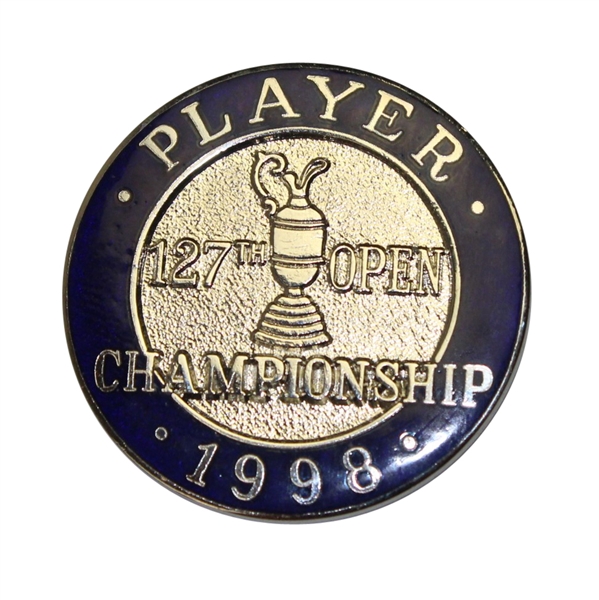 1998 Open Championship at Royal Birkdale Contestant Badge - Steve Jones Collection
