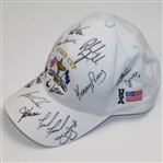 2004 Ryder Cup Hat Signed by Team & Coaches - Steve Jones Collection JSA ALOA
