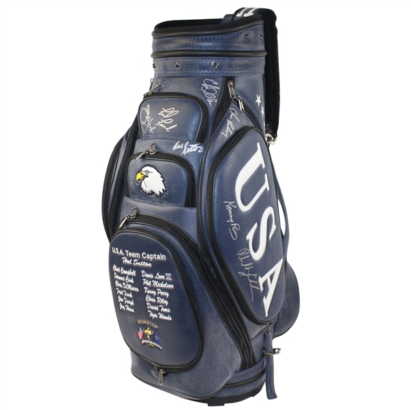 2004 Ryder Cup Ceremonial Golf Bag Signed by 10 Members - Steve Jones Collection JSA ALOA