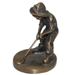 Pinehurst Putter Boy Sundial Statue - Small 