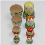 Golf Themed 'Nesting Doll' - Large to Smaller Golfers 