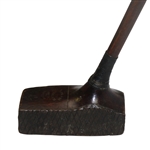 Early 1900s Slazenger & Sons New York Wooden Mallet Putter -JOHN ROTH COLLECTION