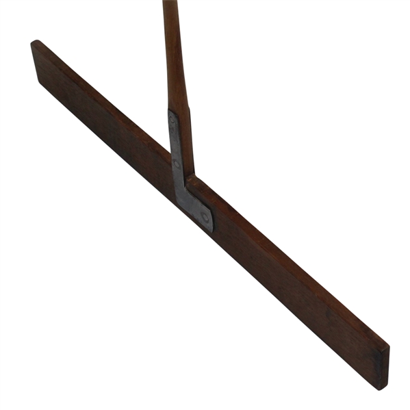 Vintage Sand Green Hickory Flat Rake