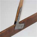 Vintage Sand Green Hickory Flat Rake