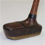 Classic Burke Wood Putter with Brass Plate - C4