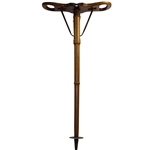 Vintage Functional Wood Golf Seat - Folded Flaps - Great Condition 